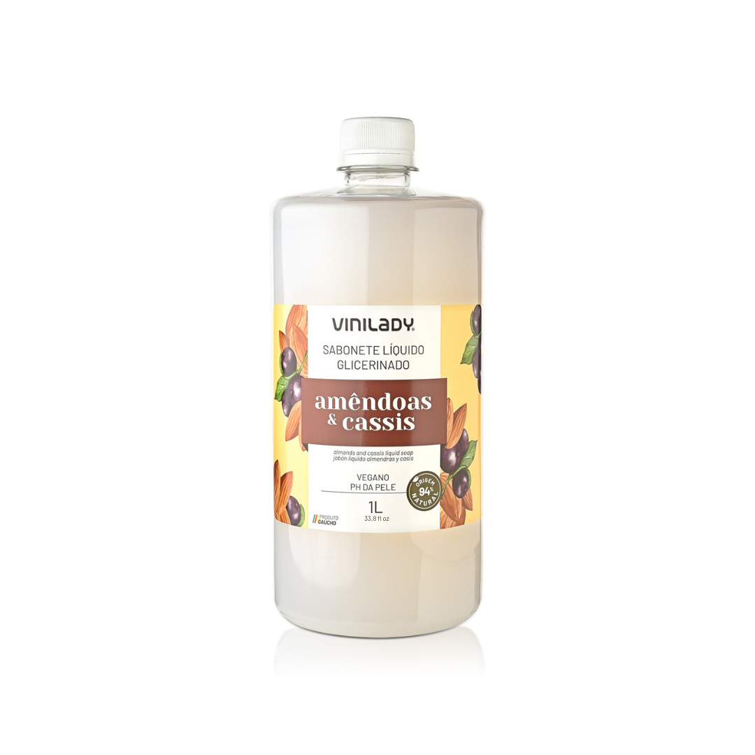 Jabón líquido almendras y casis 1 Lt. Vini Lady