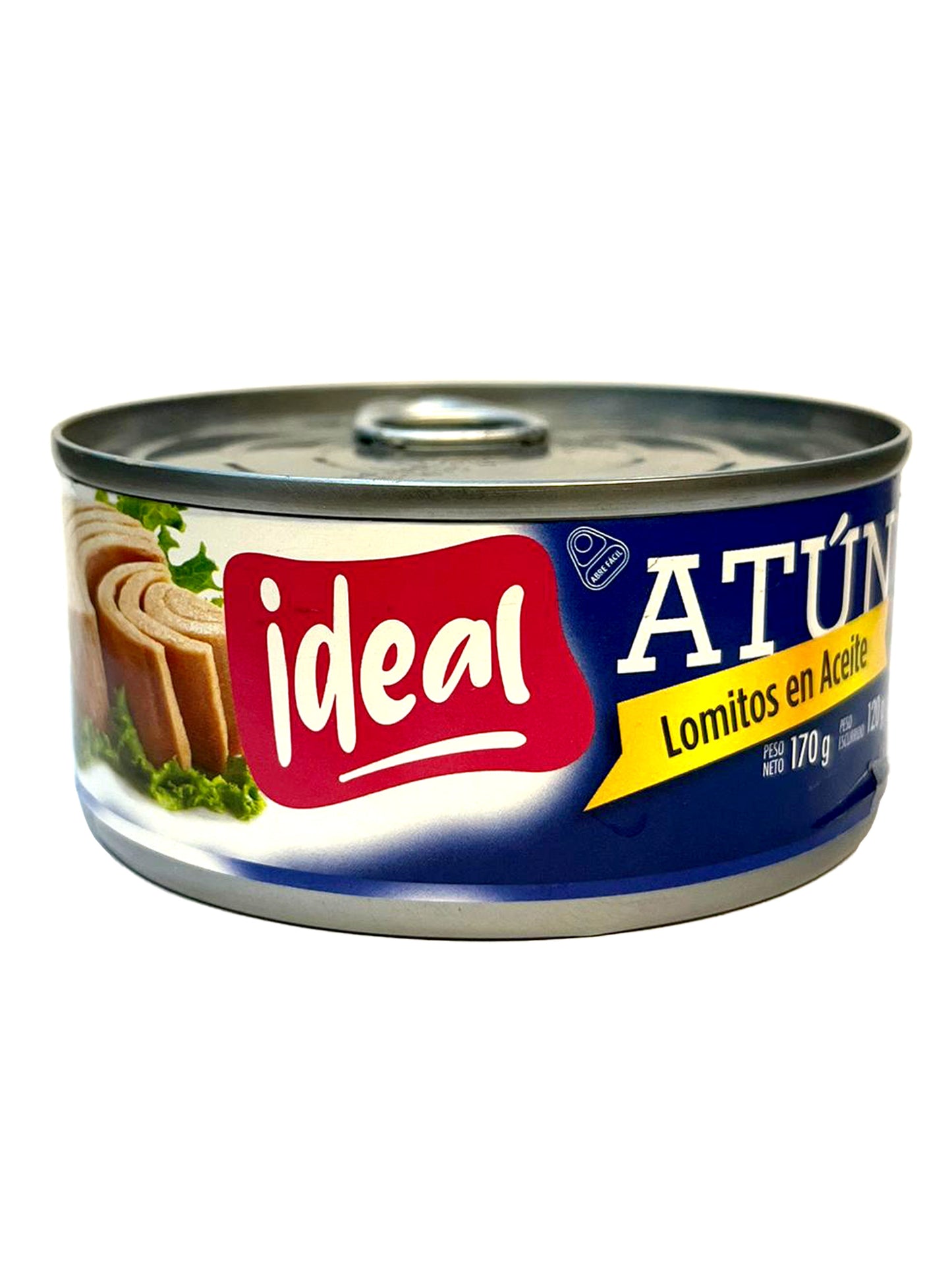 Atun lomitos en aceite 170grs. Ideal