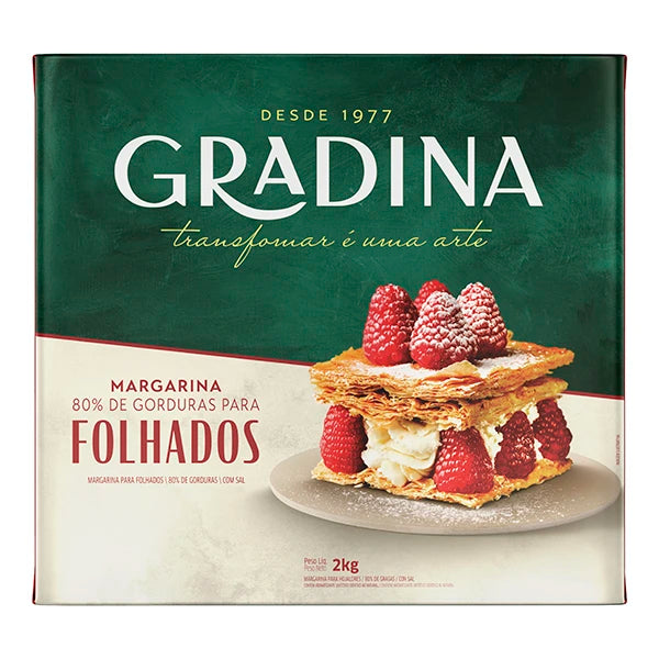 Margarina Hojaldre Placa 2kgs. Gradina