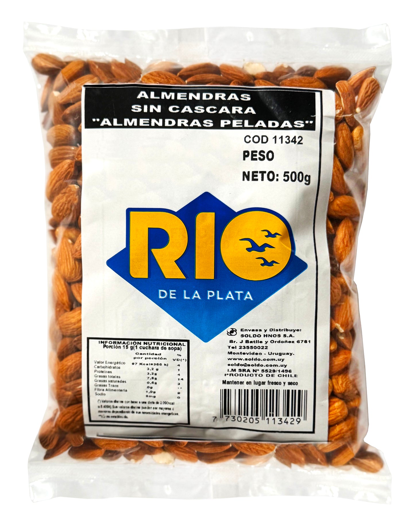 Almendras 500Grs. Río de la Plata