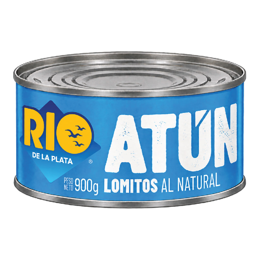Atún lomitos al natural 900Grs. Río de la Plata