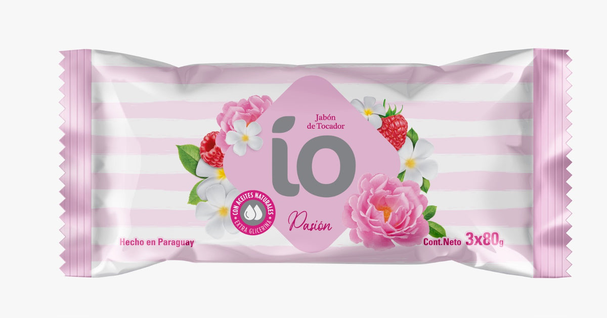Jabón de tocador IO Pasion - Pack x3 240 Grs. Cavallaro