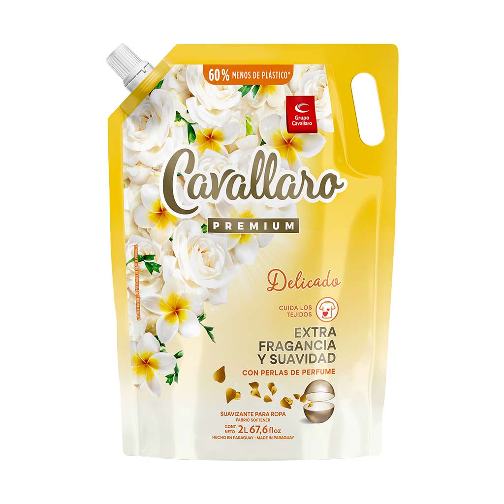 Suavizante PREMIUM delicado 2000 Ml. Cavallaro