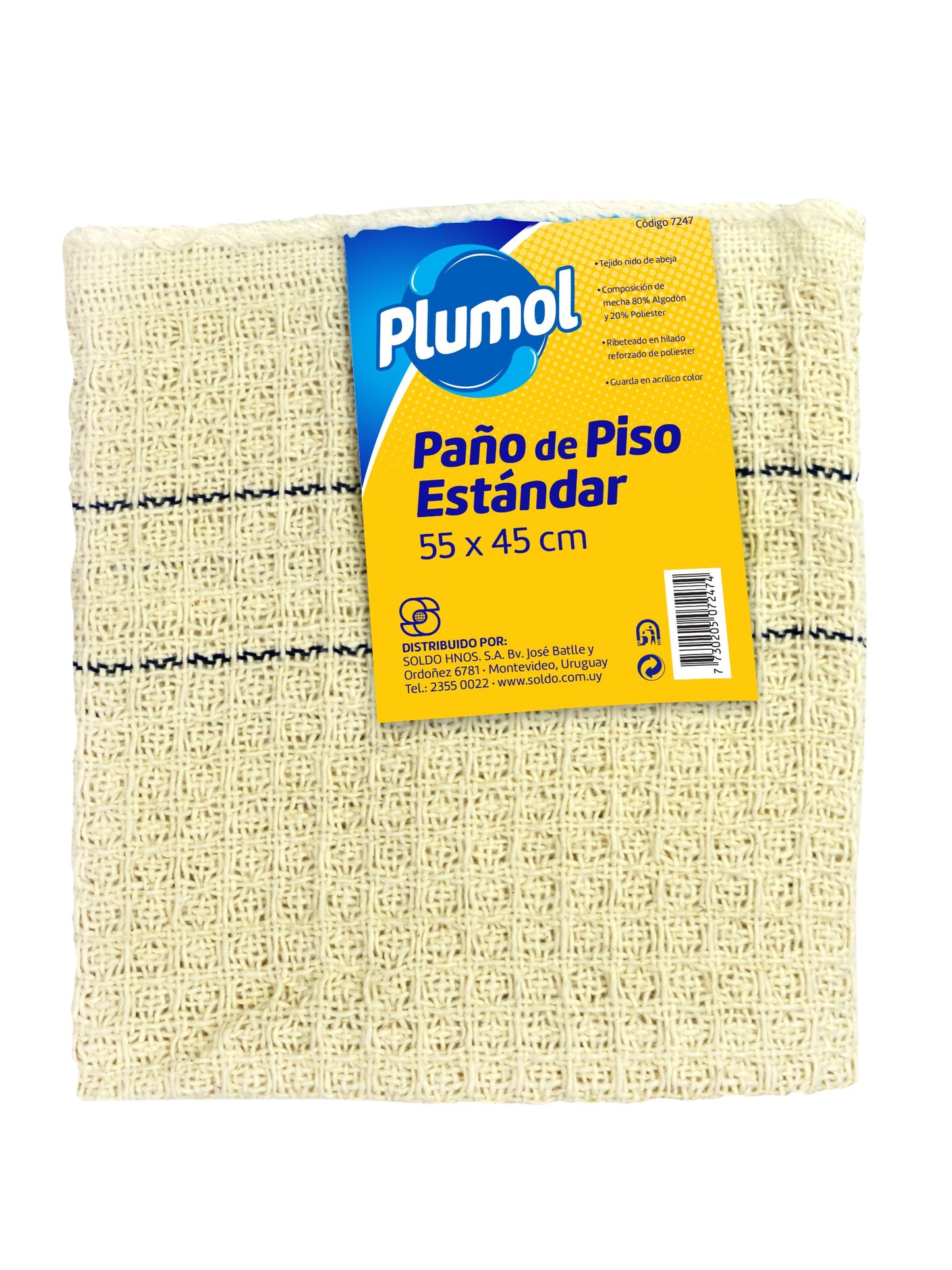 Paño de piso 55cm x 45cm Plumol
