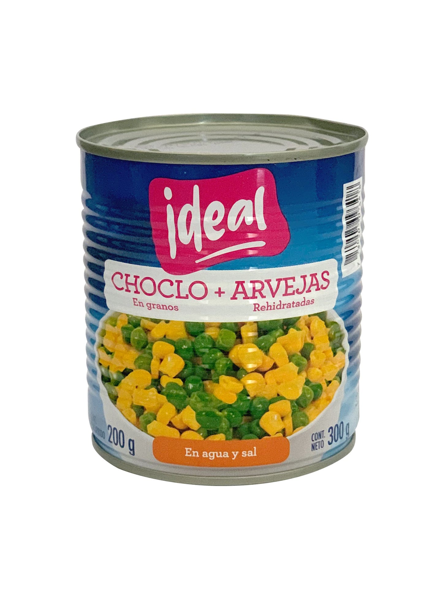 Choclo y arvejas 280 Grs. Ideal