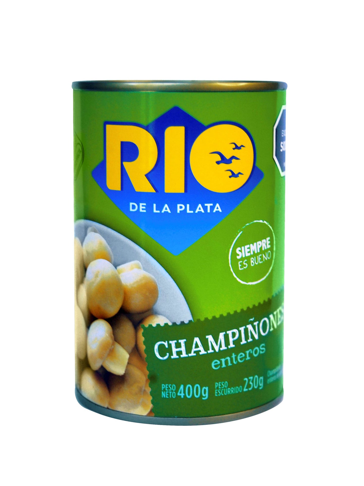 Champignon entero 400 Grs. Río de la Plata