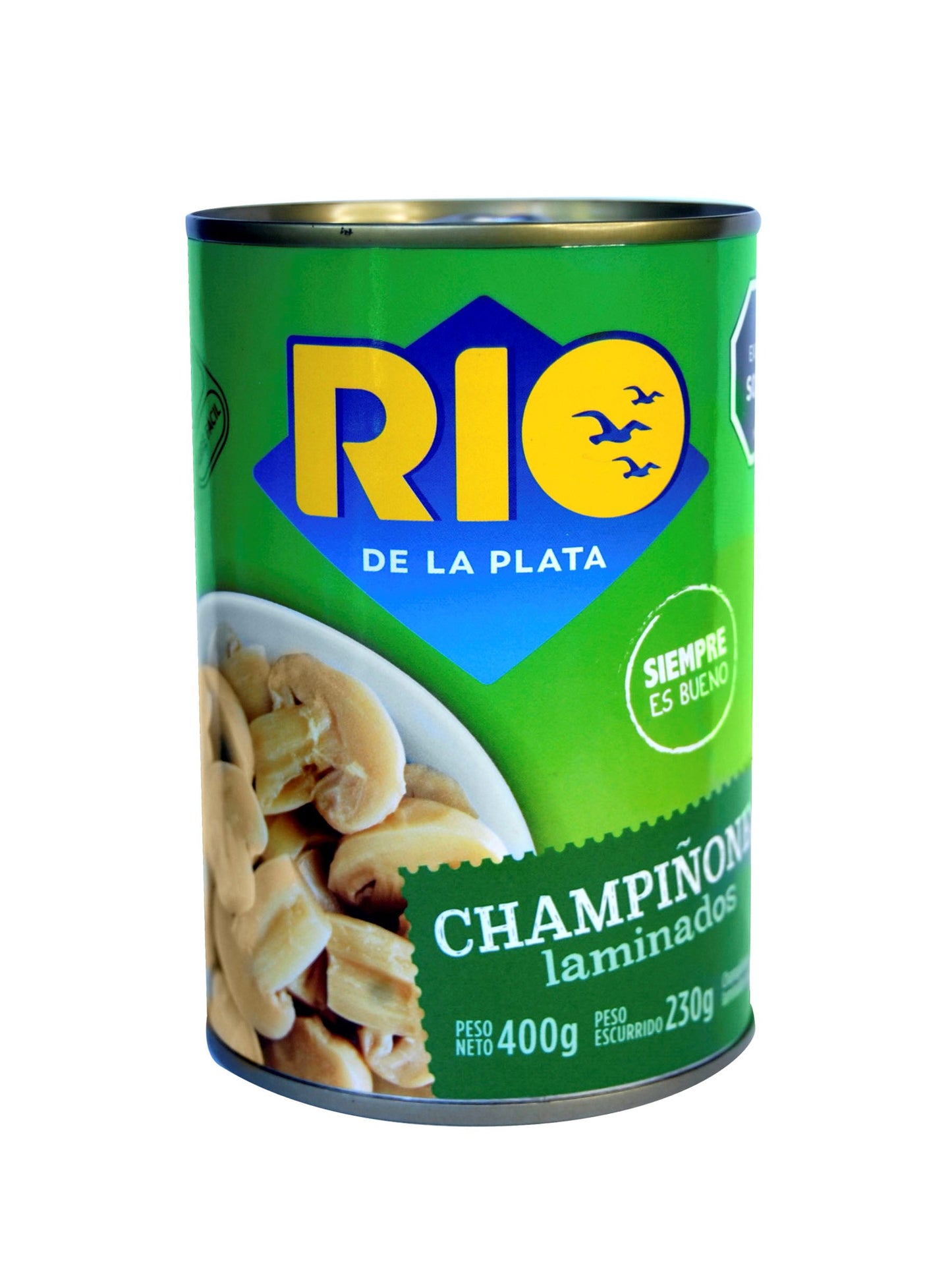 Champignon laminado 400 Grs. Río de la Plata