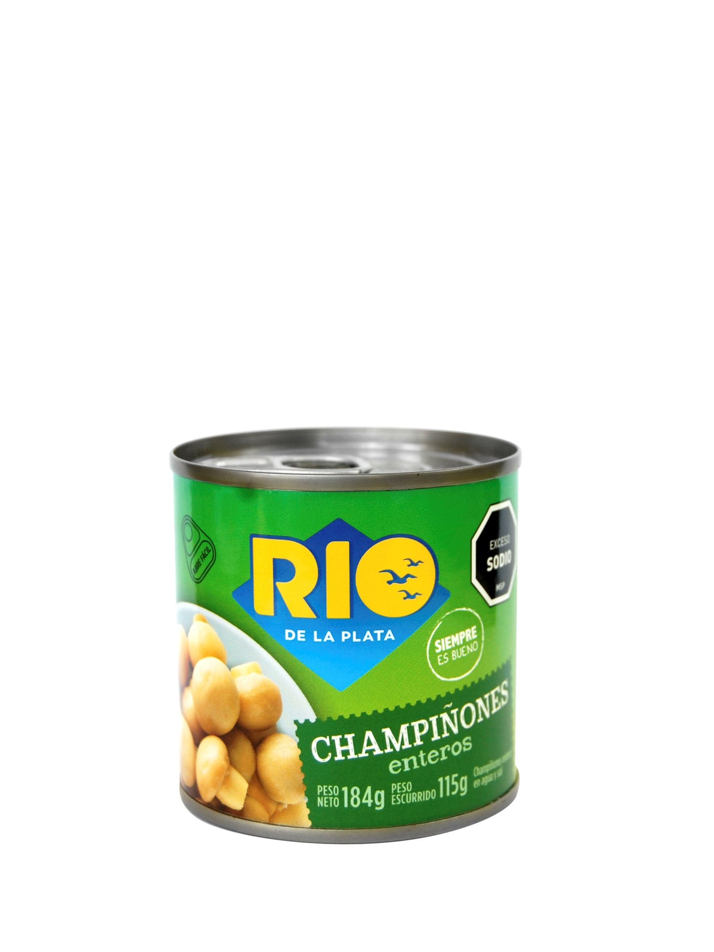 Champignon entero lata 184 Grs. Río de la Plata