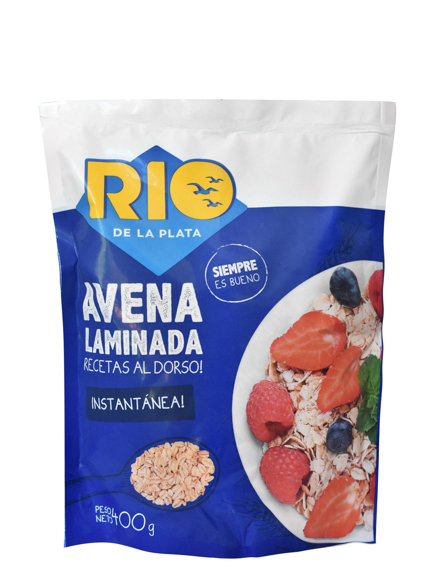 Avena laminada instantánea. Rio de la Plata