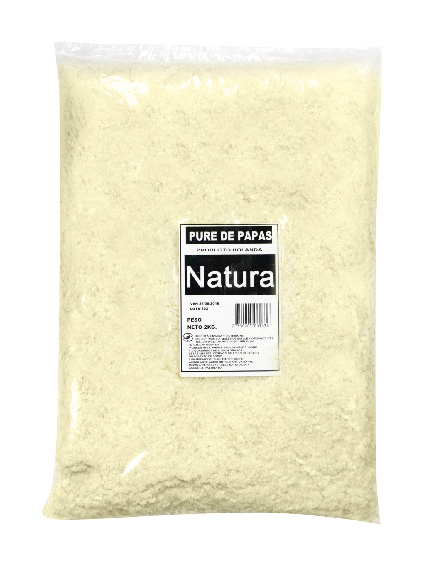 Puré de papas 2 Kgs. Natura