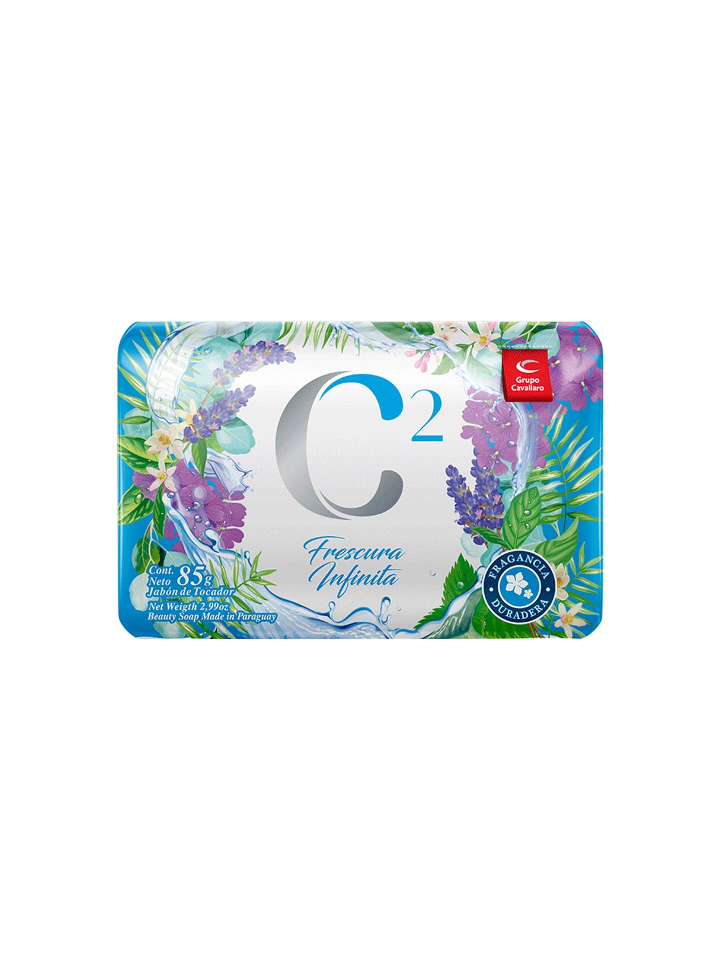 Jabón de tocador C2 Frescura Intensa 85 Grs. Cavallaro