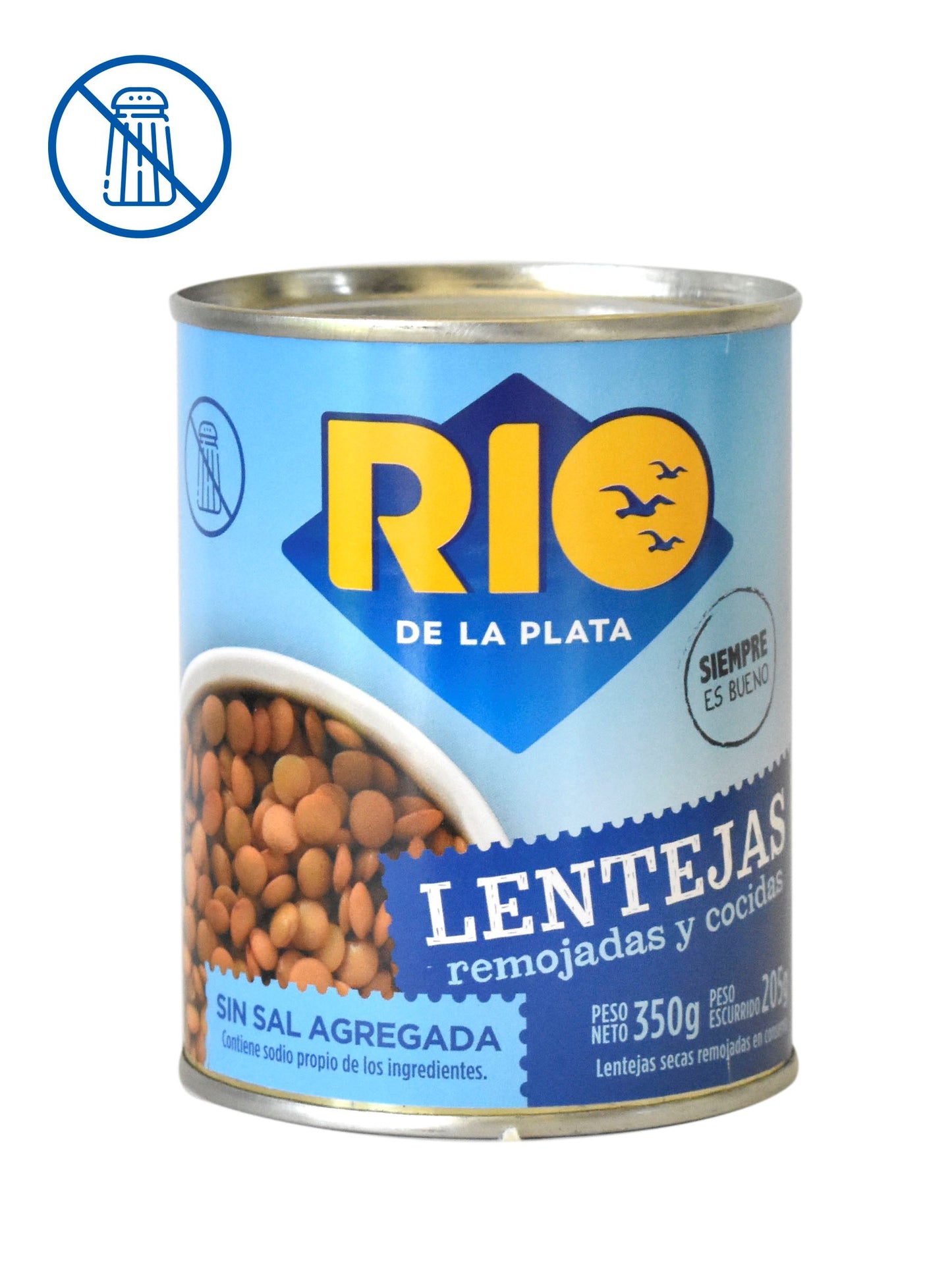 Lentejas sin sal agregada 300 Grs. Río de la Plata
