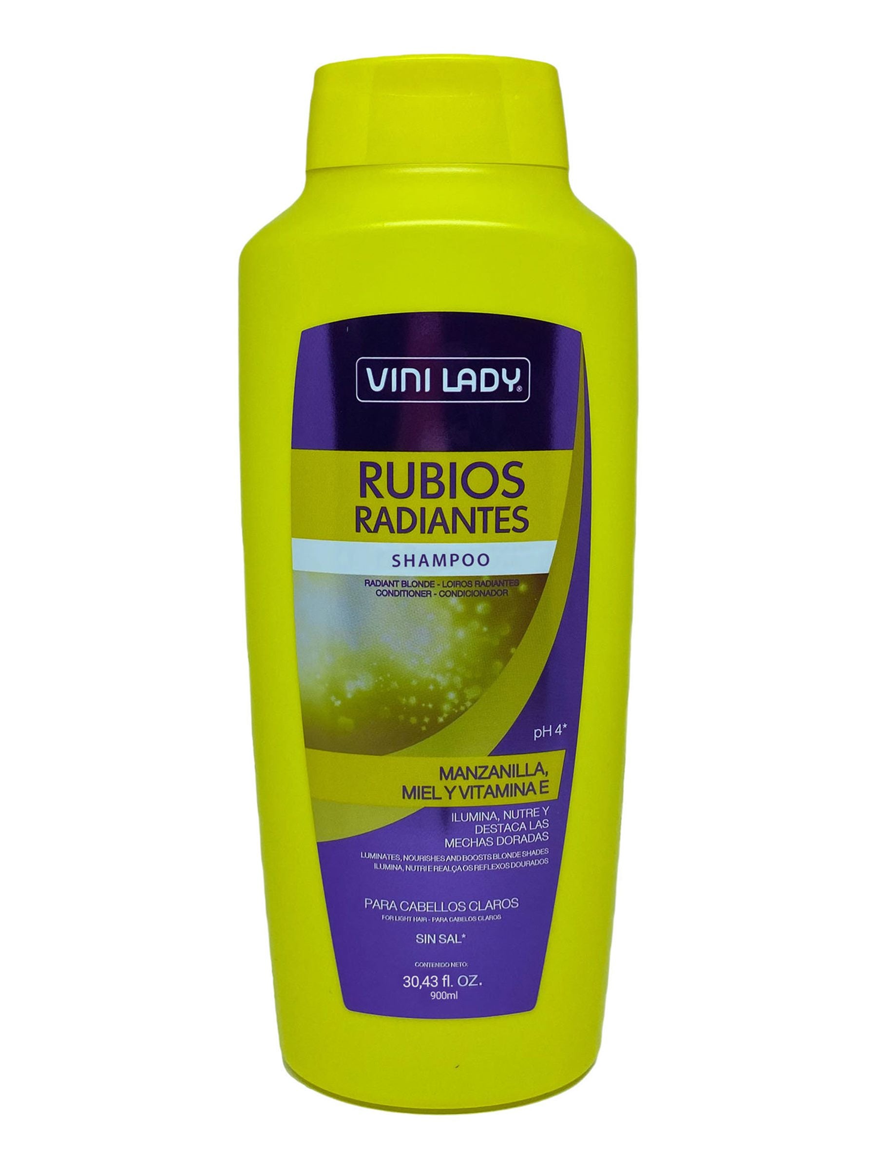 Shampoo Rubios 900 Ml. Vini Lady Soldo Hnos.