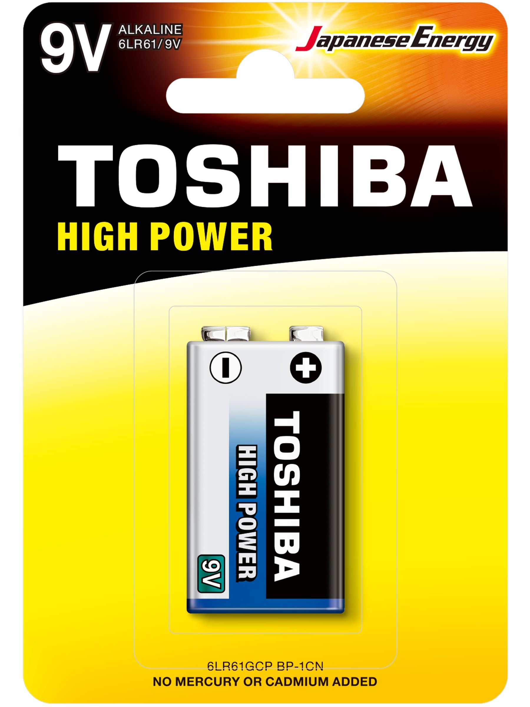 Bateria alcalina 9V x 1 unidad. Toshiba – Soldo Hnos.