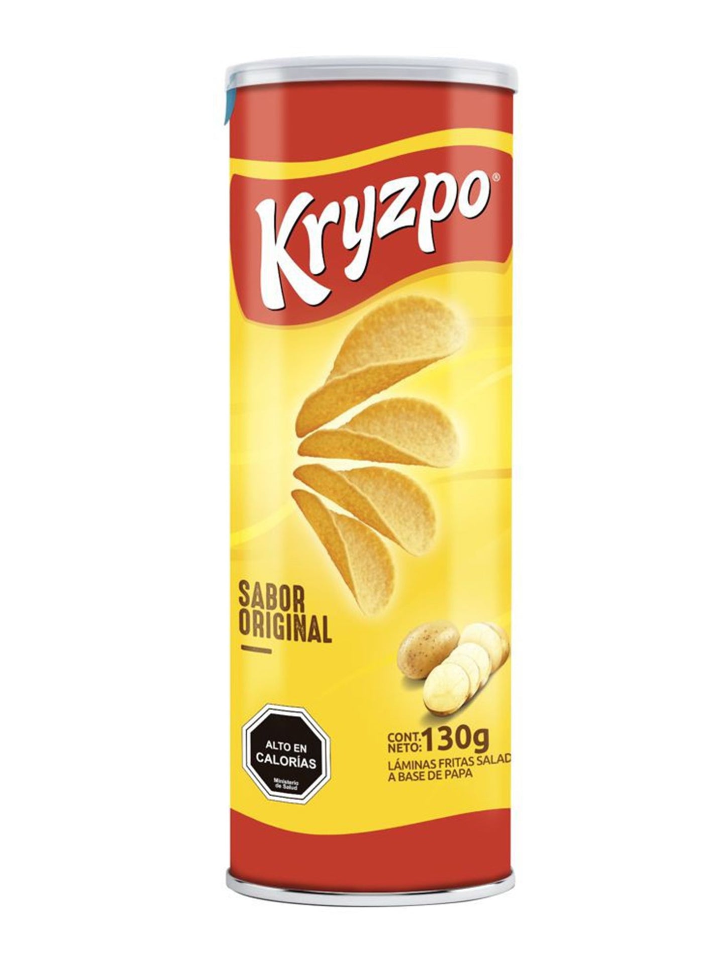 Papas en tubo sabor original 130 Grs. Kryzpo