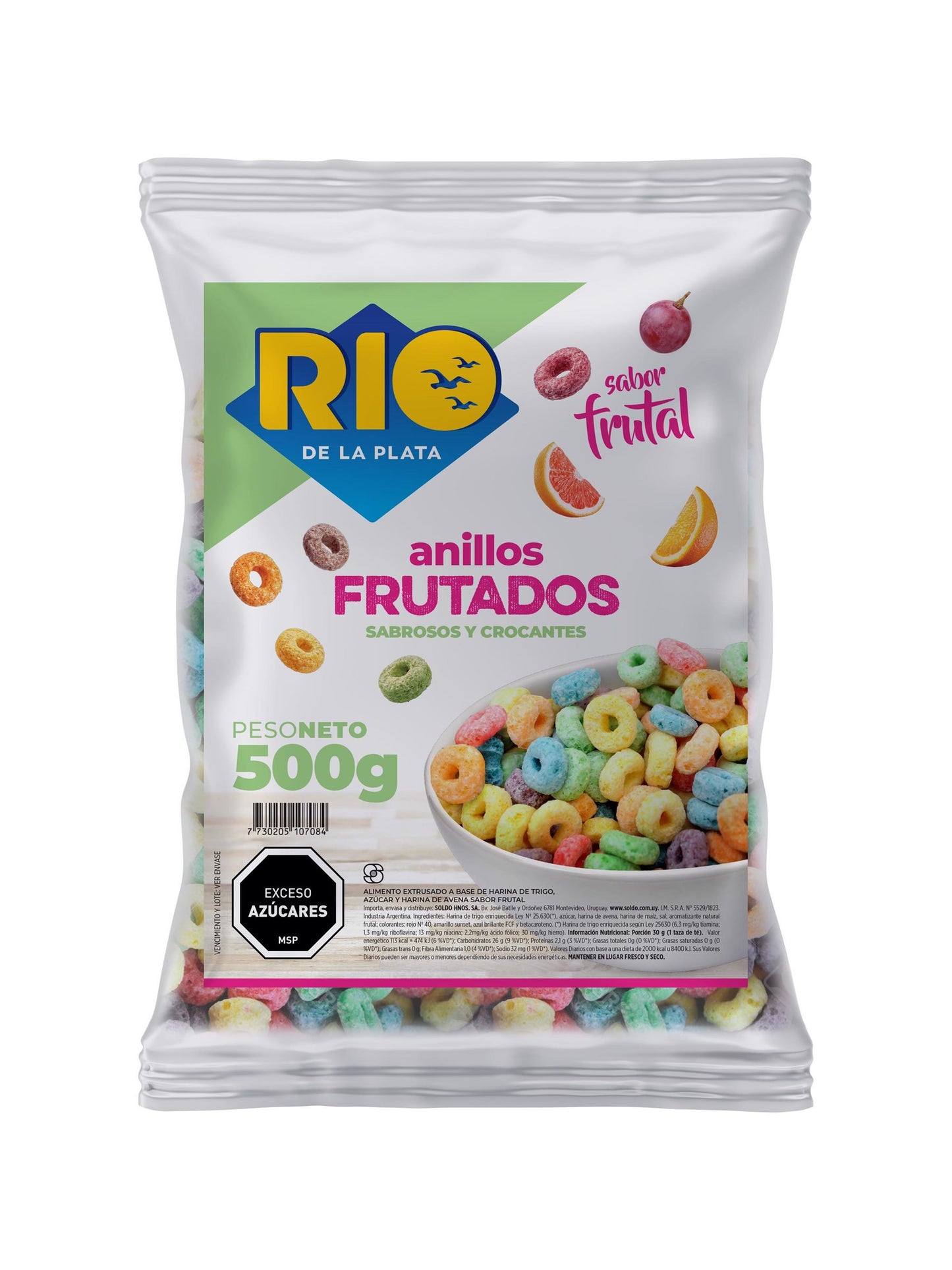 Anillos frutados 500 Grs. Rio de la Plata