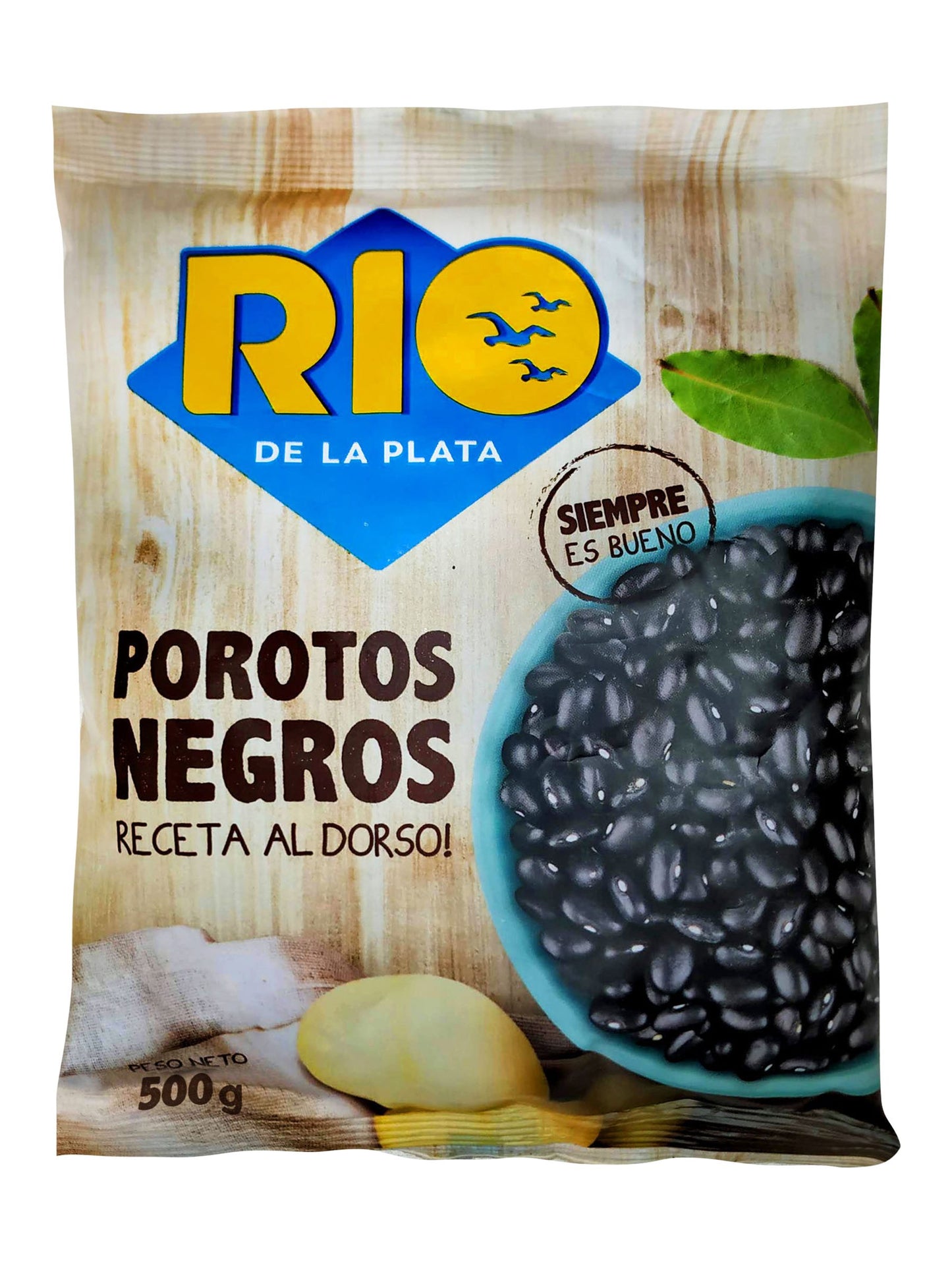 Porotos negros 500 Grs. Río de la Plata