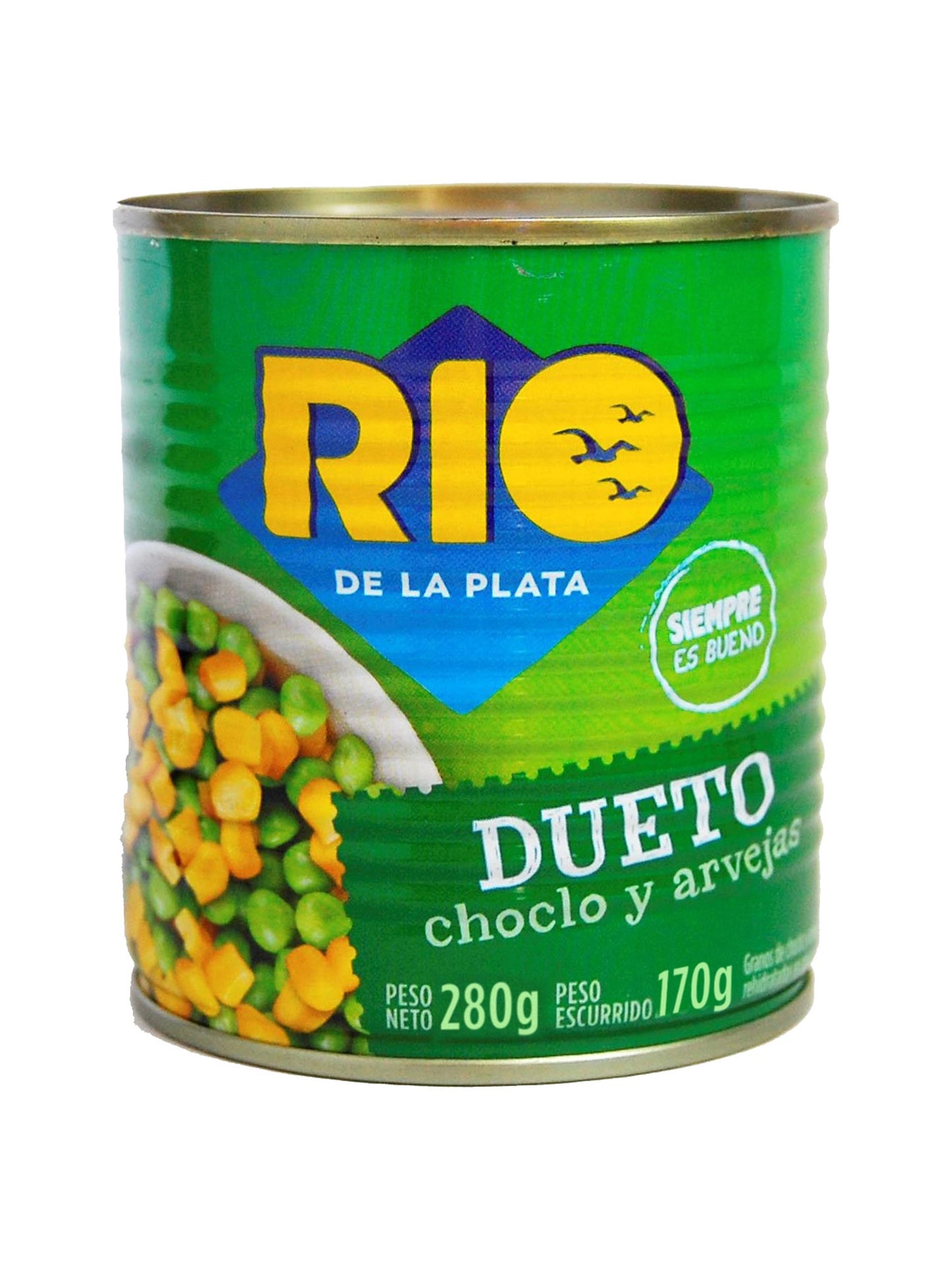 Choclo y arvejas 280Grs. Río de la Plata