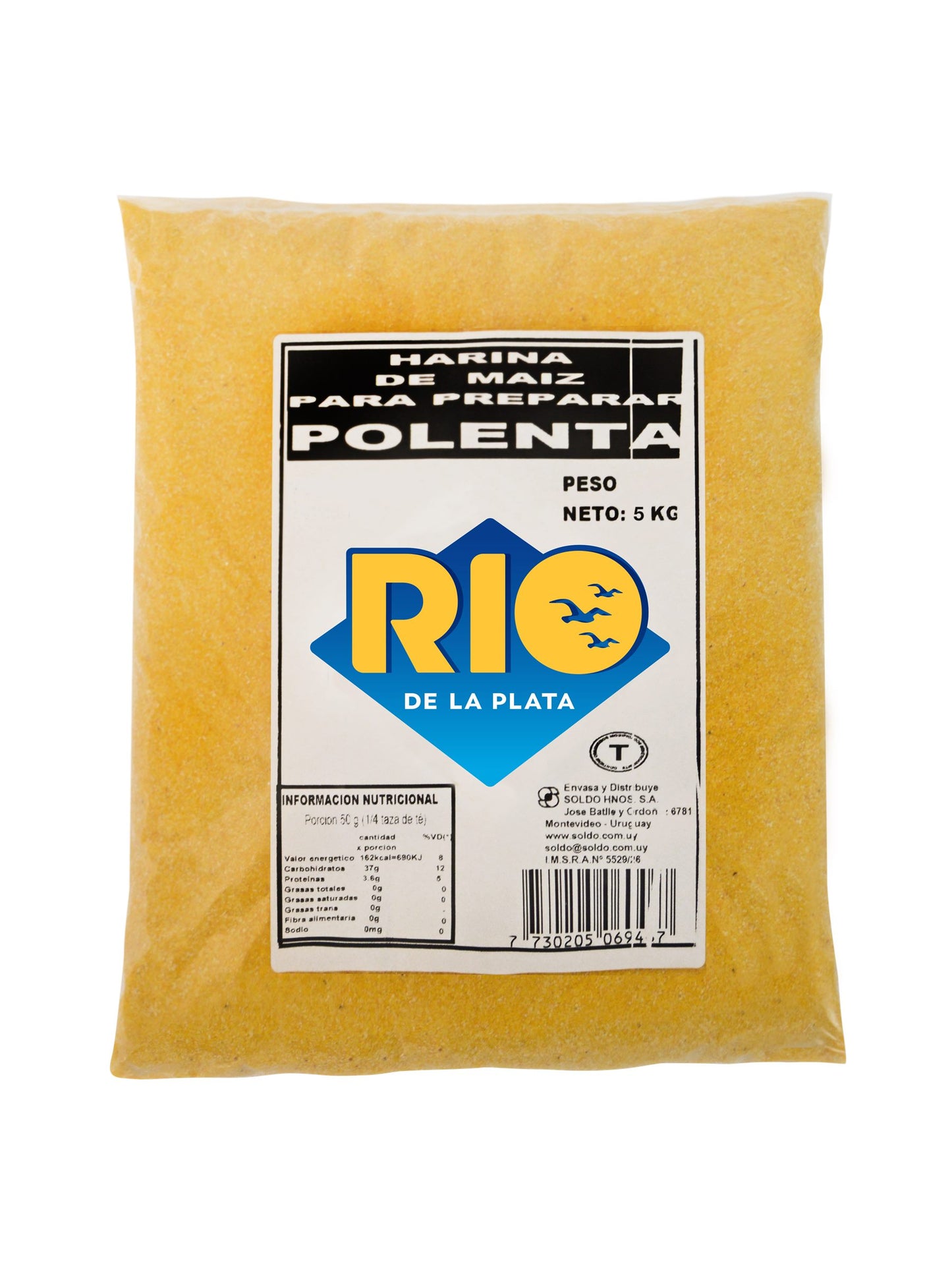 Polenta instantánea 5 Kg. Rio de la Plata