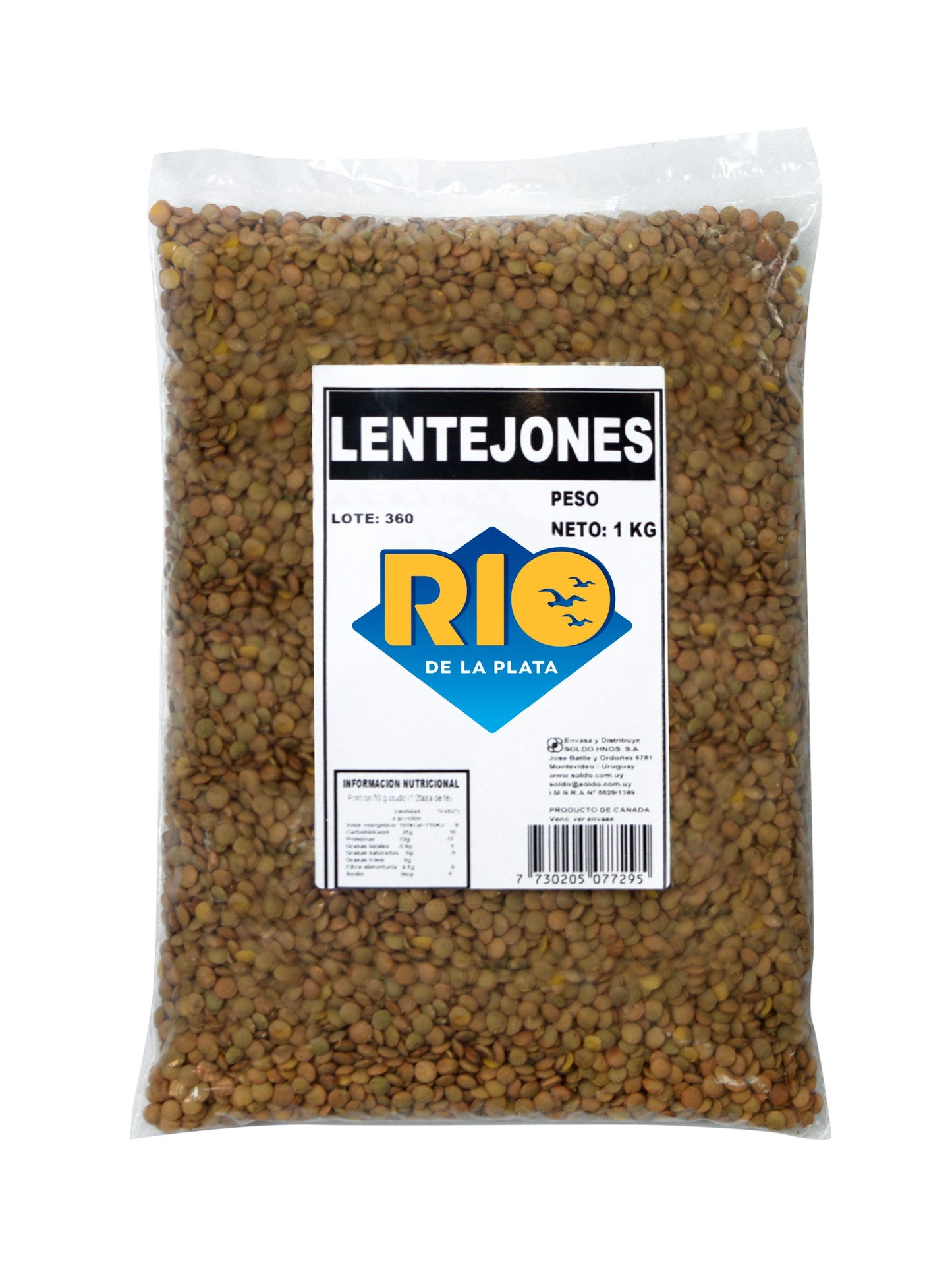 Lentejón 1 Kg. Río de la Plata