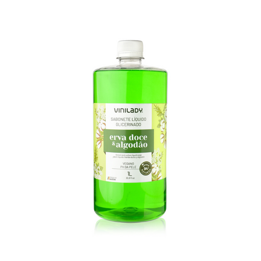 Jabón líquido erva doce 1 Lt. Vini Lady