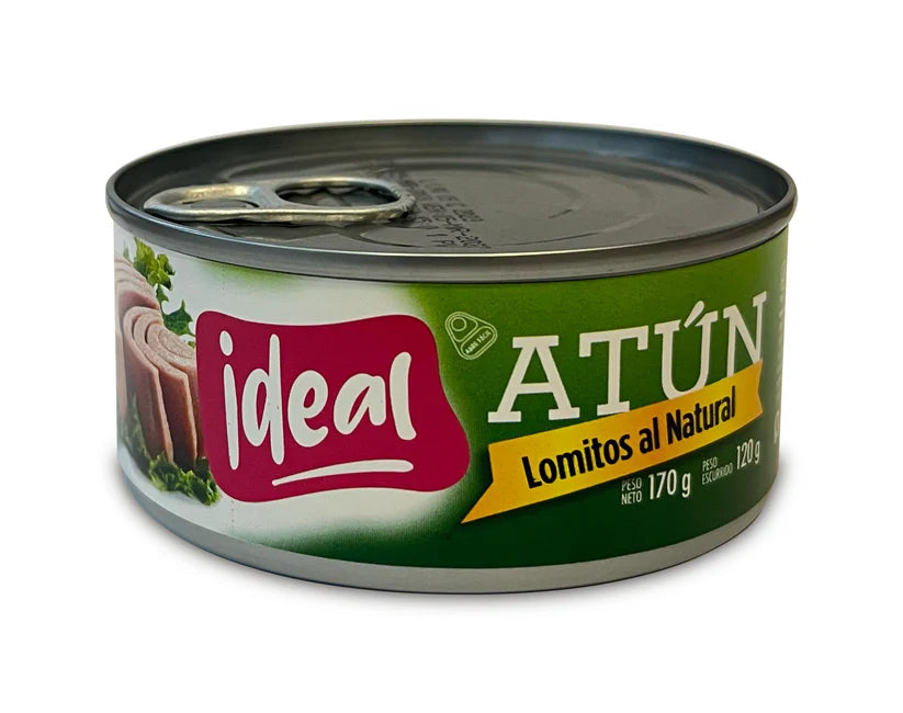 Atun lomitos al natural 170grs. Ideal
