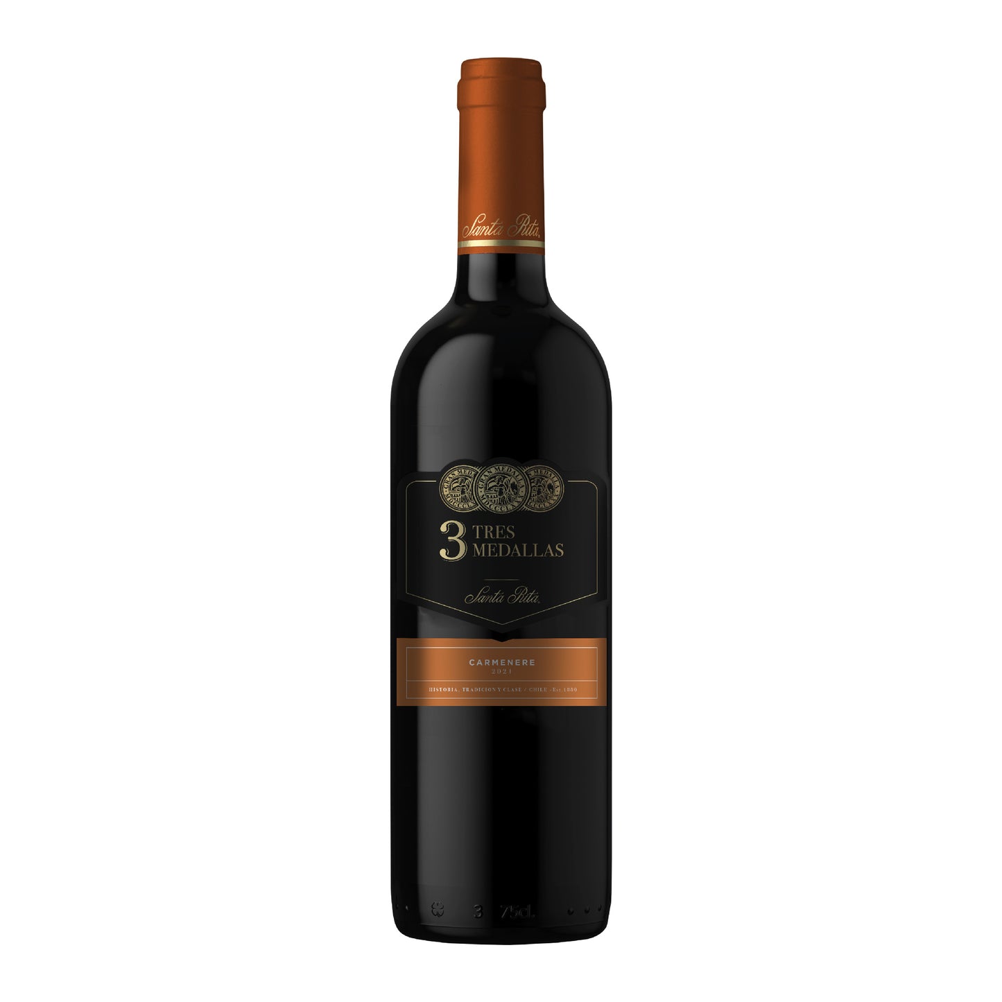 3 Medallas Carmenere. Santa Rita
