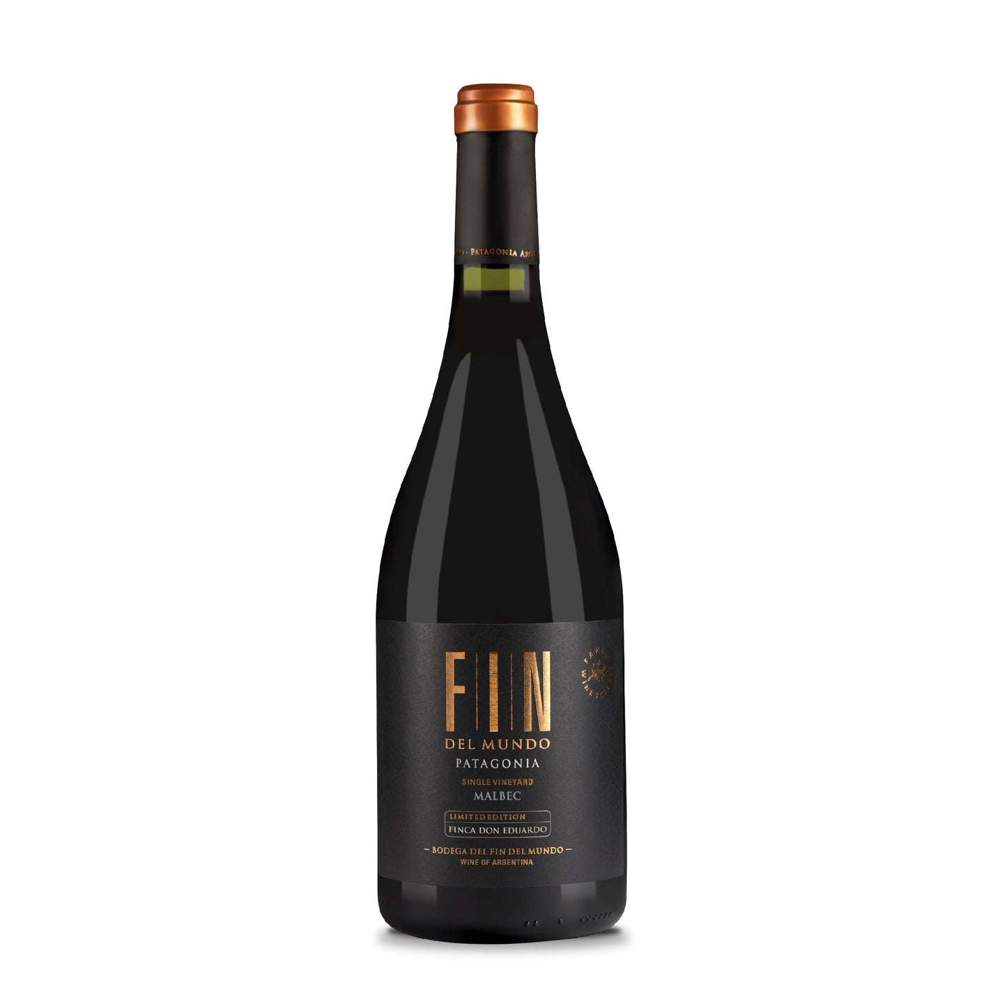 Single vineyard malbec. Fin del Mundo