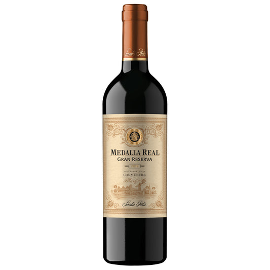Medalla Real Gran Reserva Carmenere 750cc .Santa Rita
