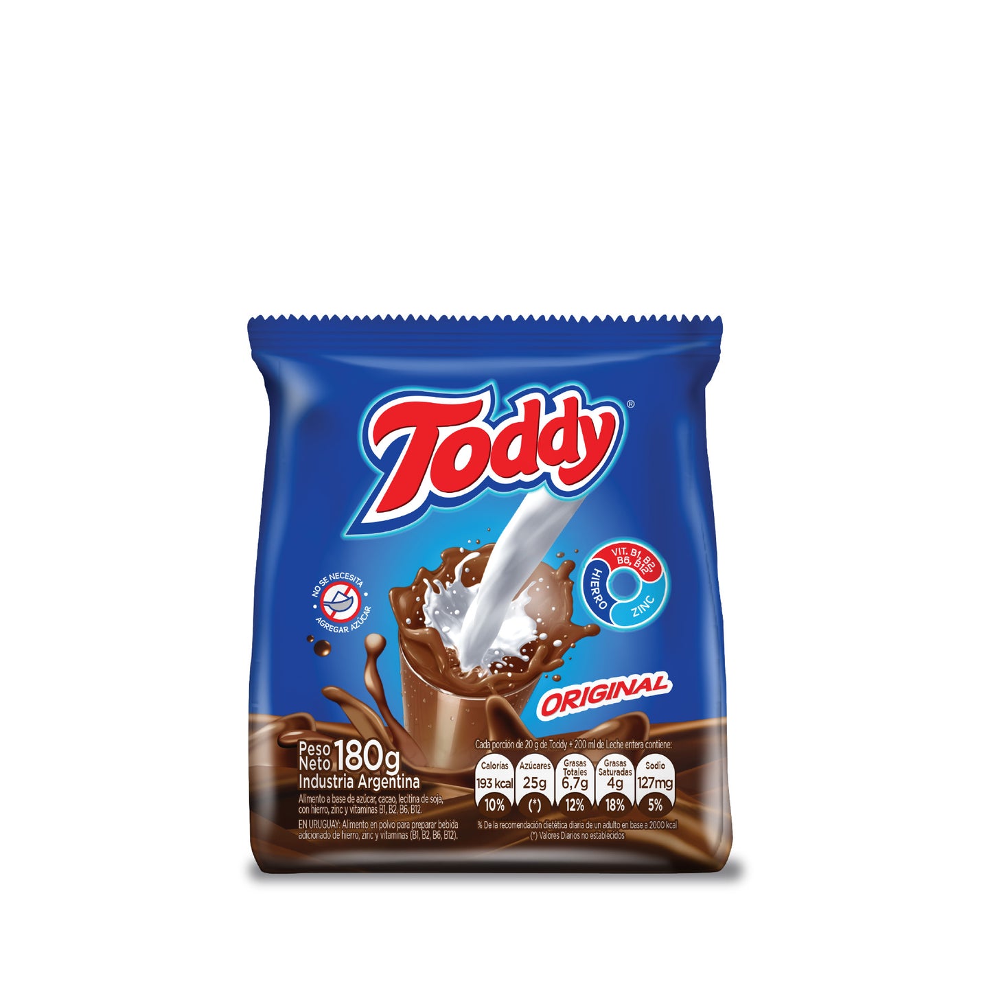 Cacao Original 180g. Toddy