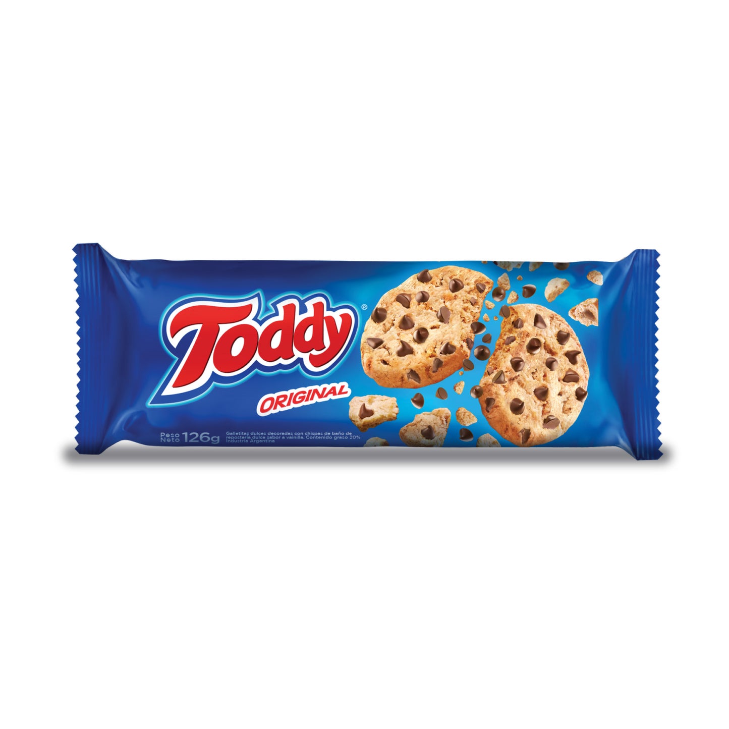 Galletas con chispas de chocolate 126 Grs. Toddy