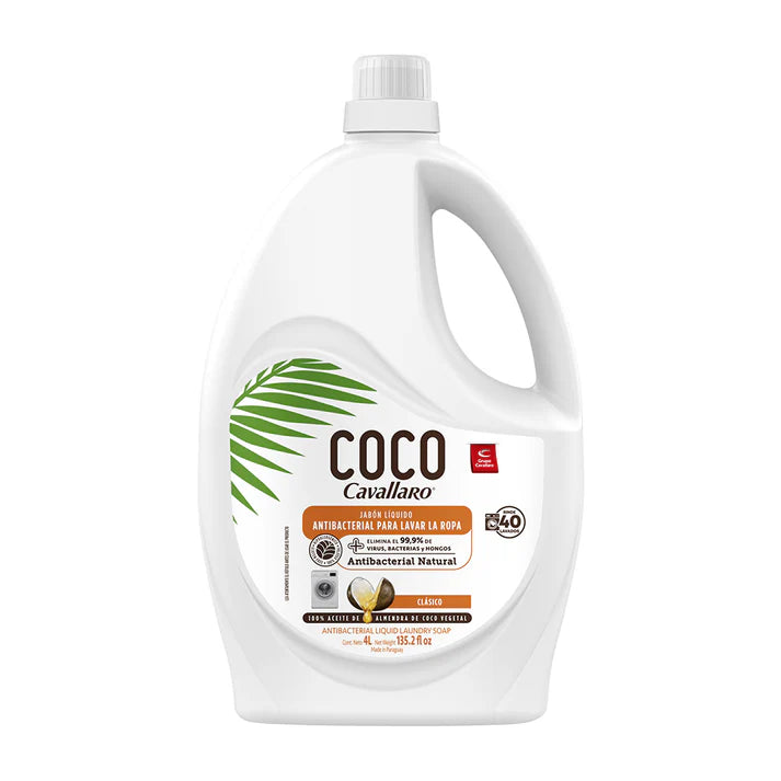 Jabón liquido coco clásico 4Lts. Cavallaro
