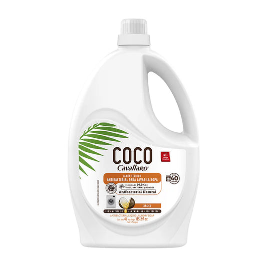 Jabón liquido coco clásico 4Lts. Cavallaro