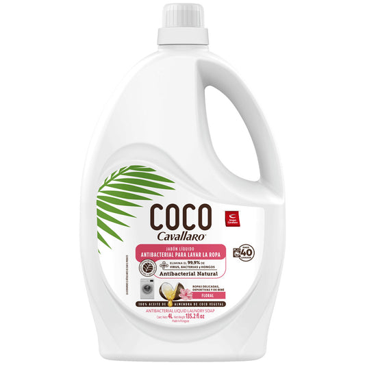 Jabón liquido coco floral 4Lts. Cavallaro
