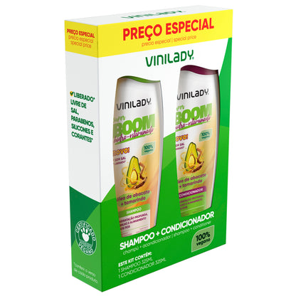 Kit Shampoo + Acondicionador Super Boom