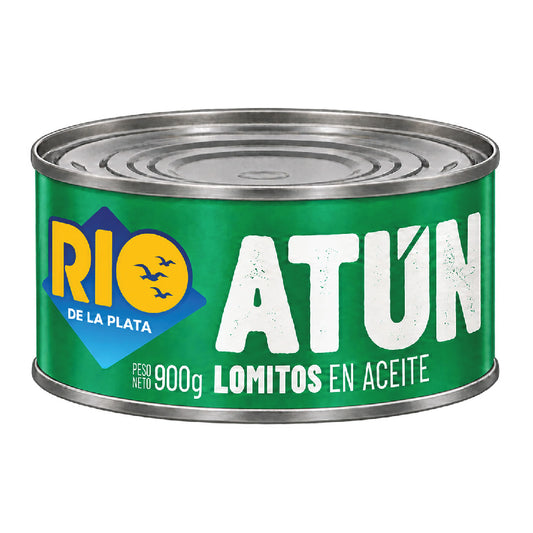 Atún lomitos en aceite 900Grs. Río de la Plata
