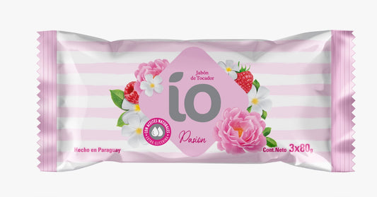 Jabón de tocador IO Pasion - Pack x3 240 Grs. Cavallaro