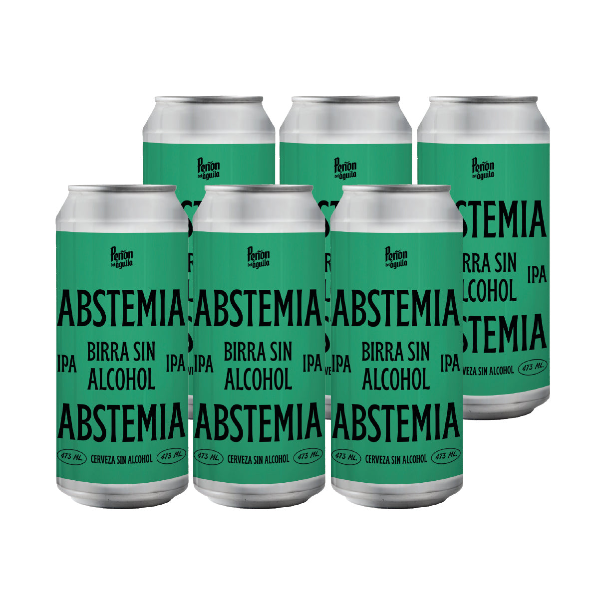Cerveza ABSTEMIA sin alcohol 473ml. Peñon del Aguila