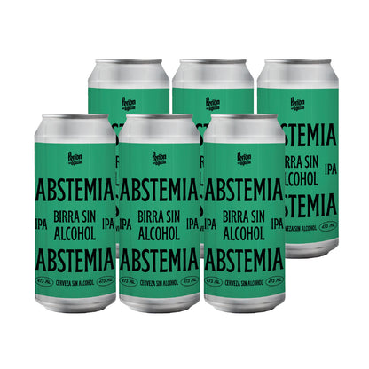 Cerveza ABSTEMIA sin alcohol 473ml. Peñon del Aguila