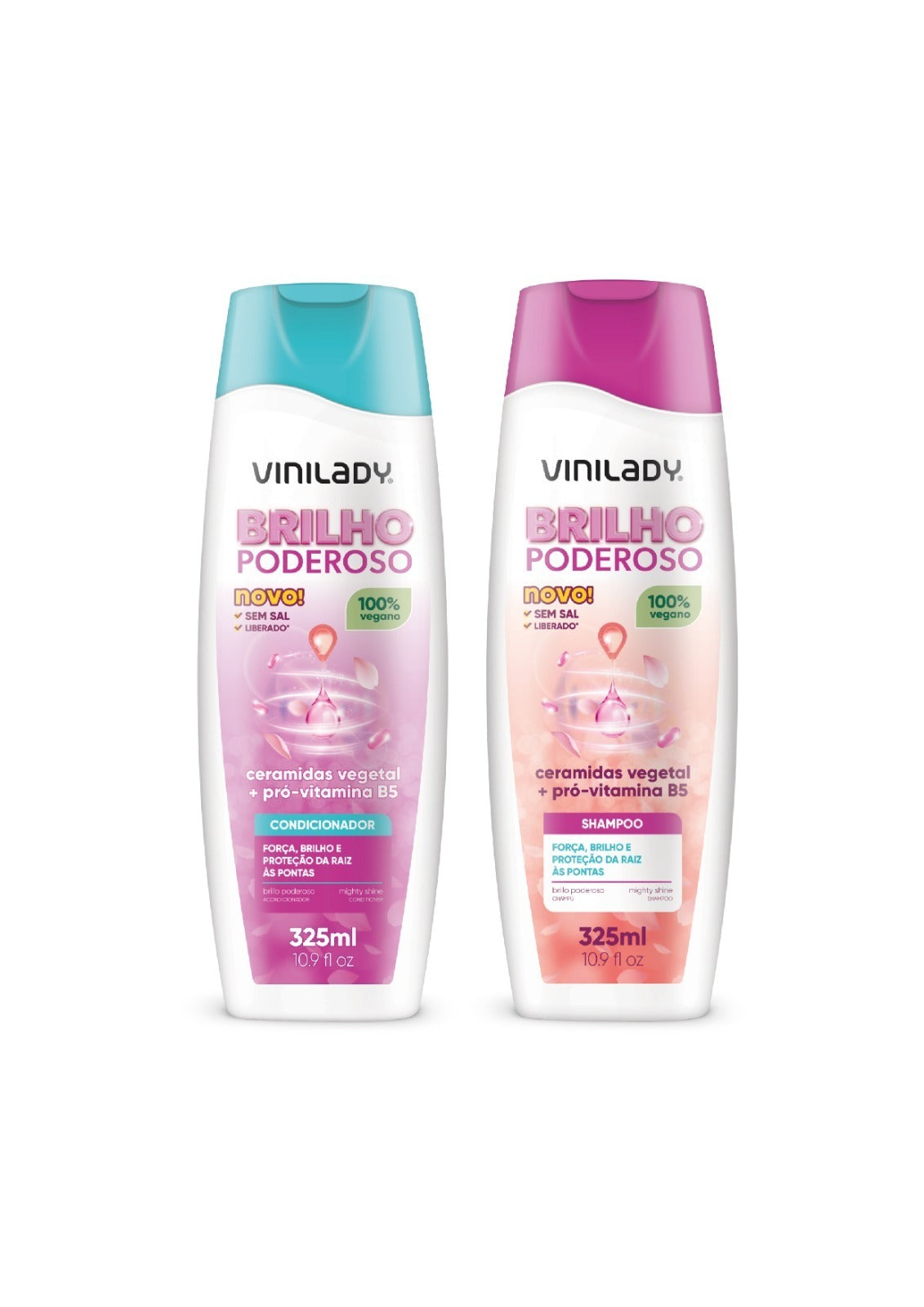 Kit Shampoo + Acondicionador Brillo Poderoso