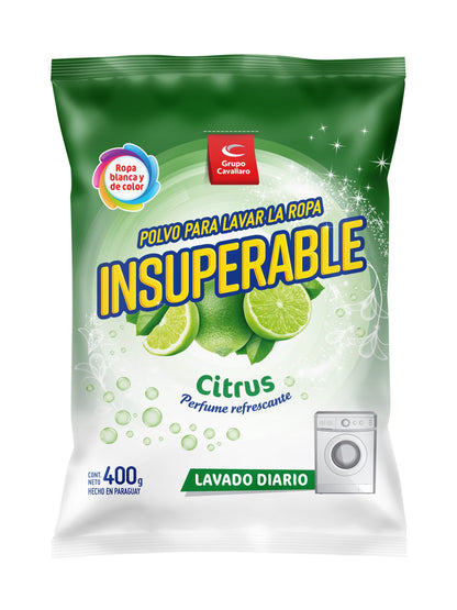Jabón en polvo citrus 400 Grs. Insuperable