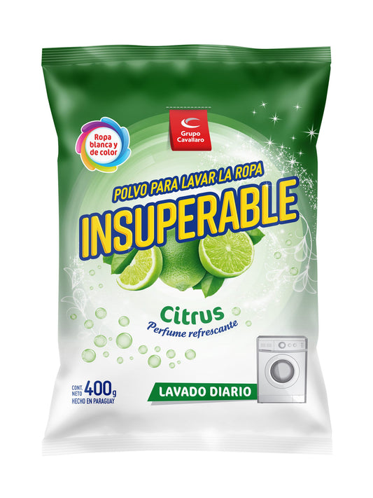 Jabón en polvo citrus 400 Grs. Insuperable