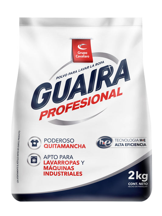 Jabón en polvo profesional 2 Kgs. Guaira