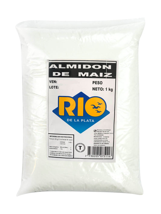 Almidón de maíz 1 Kg. Río de la Plata