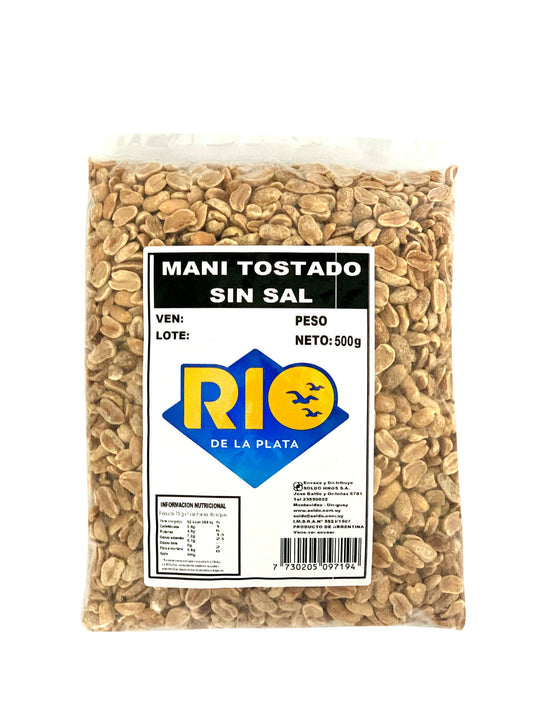 Maní tostado sin sal 500 Grs. Rio de la Plata