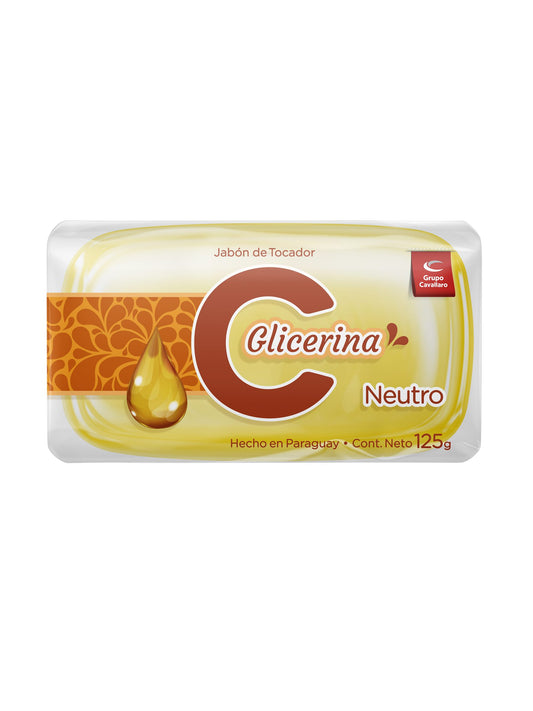 Jabón de tocador Glicerina neutro 125 Grs. Cavallaro