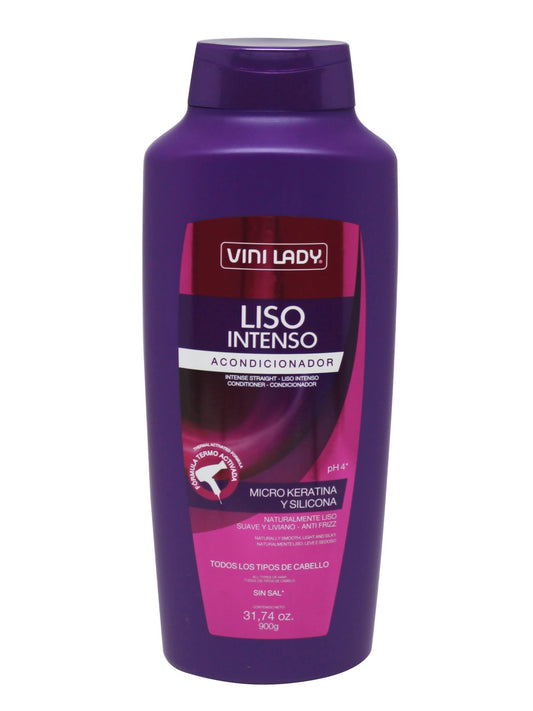 Acondicionador Liso Intenso 900 Ml. Vini Lady