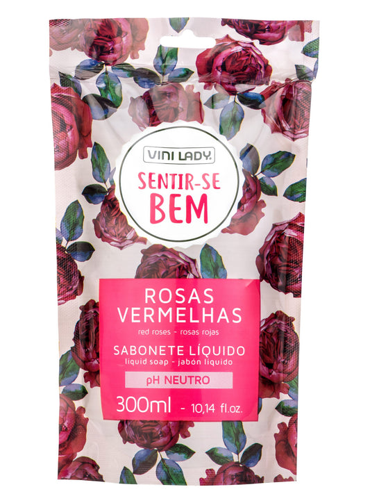 Recarga Jabón líquido rosas rojas 300 M. Vini Lady