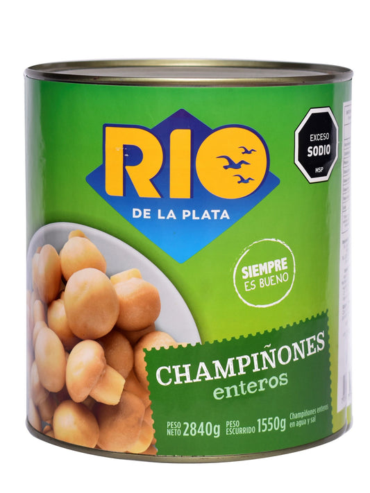 Champignon entero 2.84 Kgs. Río de la Plata