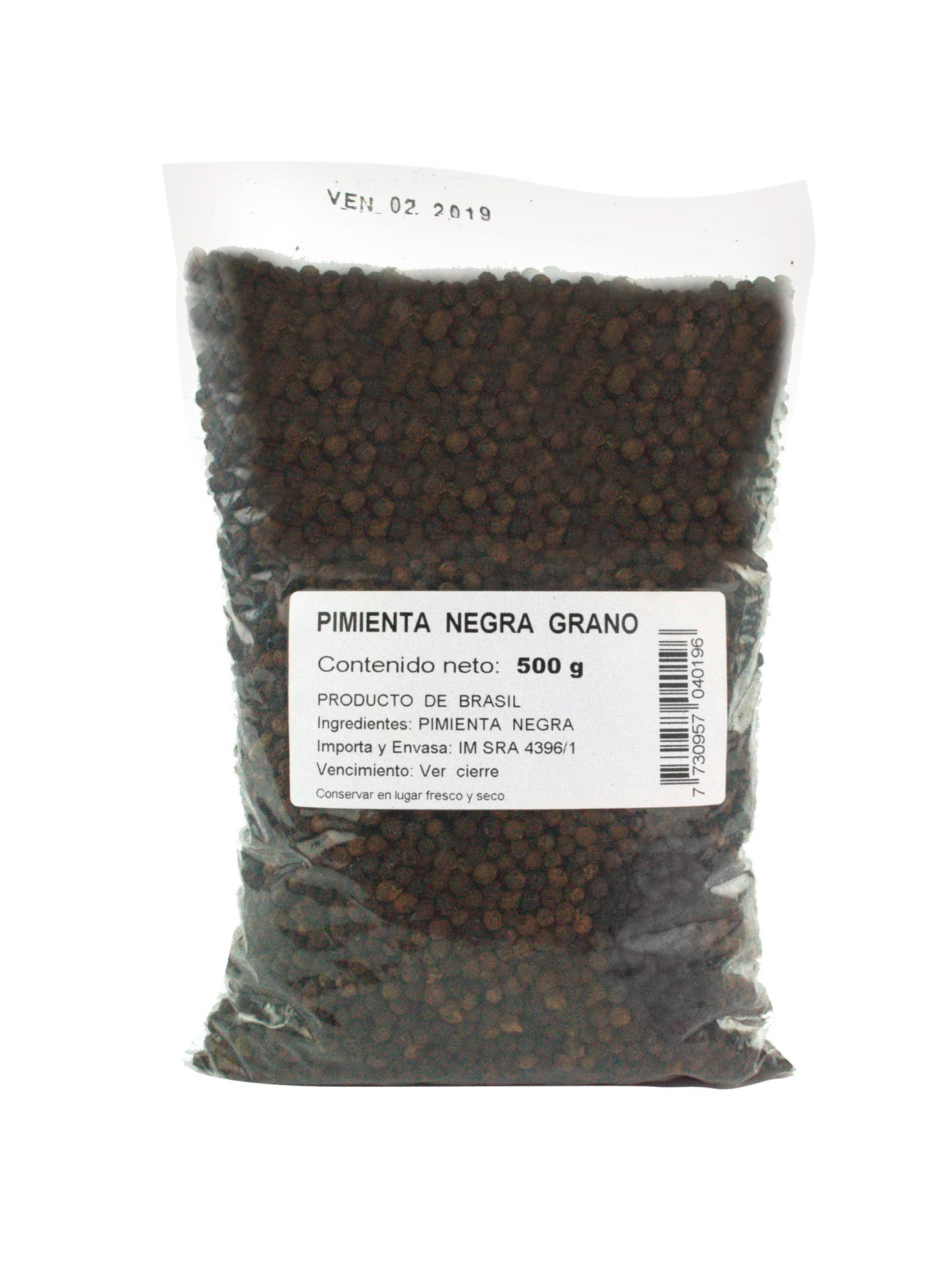 Pimienta negra en grano 500 Grs.